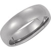 Titanium 6 mm Domed Band-Siddiqui Jewelers