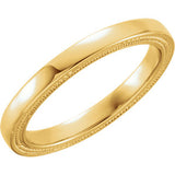 14K Yellow Matching Band Size 7 - Siddiqui Jewelers