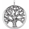Sterling Silver Tree of Life Charm - Siddiqui Jewelers