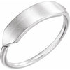 Sterling Silver 20x5 mm Geometric Signet Ring-Siddiqui Jewelers