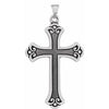 Sterling Silver Cross Pendant-Siddiqui Jewelers
