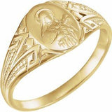 14K Yellow St. Theresa Ring - Siddiqui Jewelers