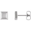 Sterling Silver Square Petite Earrings - Siddiqui Jewelers