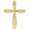 14K Yellow 14.65x11.2 mm Cross Pendant - Siddiqui Jewelers