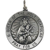 Sterling Silver 25 mm Scapular Medal - Siddiqui Jewelers