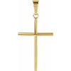 14K Yellow 22.75x15 mm Cross Pendant - Siddiqui Jewelers