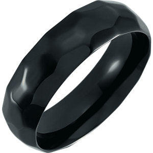 Titanium 7 mm Domed Band Size 10.5 - Siddiqui Jewelers