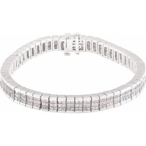 Diamond Line Bracelet - Siddiqui Jewelers