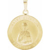 14K Yellow 18.25 mm St. Nicholas Medal - Siddiqui Jewelers