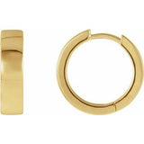 14K Yellow Hinged Earrings - Siddiqui Jewelers