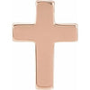 14K Rose Petite Cross Slide Pendant - Siddiqui Jewelers