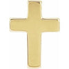 14K Yellow Petite Cross Slide Pendant - Siddiqui Jewelers