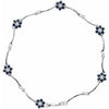 14K White Sapphire & 1/5 CTW Diamond Bracelet - Siddiqui Jewelers