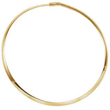 14K Yellow & White 6 mm Two-Tone Reversible Omega 7" Chain - Siddiqui Jewelers