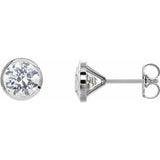 14K White 1/2 CTW Diamond Cocktail-Style Earrings - Siddiqui Jewelers