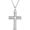 Sterling Silver Cross Necklace -Siddiqui Jewelers