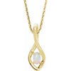 14K Yellow Freeform Opal 16-18" Necklace - Siddiqui Jewelers