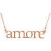 14K Rose "Amore" 16.25" Necklace - Siddiqui Jewelers