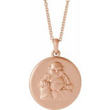 14K Rose Buddha 16-18" Necklace - Siddiqui Jewelers