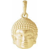 14K Yellow 14.7x10.5 mm Meditation Buddha Pendant - Siddiqui Jewelers