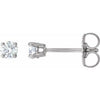 Platinum 1/5 CTW Natural Diamond Stud Earrings Siddiqui Jewelers