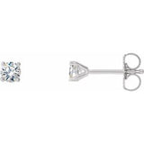 Platinum 1/2 CTW Natural Diamond Cocktail-Style Earrings Siddiqui Jewelers