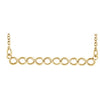 14K Yellow Infinity-Inspired 16-18" Bar Necklace - Siddiqui Jewelers