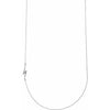 Sterling Silver Lightning Bolt 18" Necklace - Siddiqui Jewelers