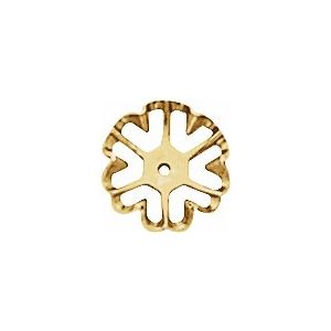 14K Yellow 6.6 mm ID Earring Jackets - Siddiqui Jewelers