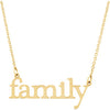 14K Yellow "Family" 17 1/2" Necklace - Siddiqui Jewelers