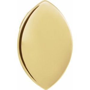 14K Yellow 15x9 mm Marquise Bracelet Slide - Siddiqui Jewelers