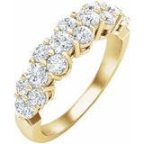 14K Yellow 1 CTW Diamond Anniversary Band - Siddiqui Jewelers