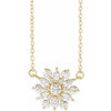 14K Yellow 1/2 CTW Diamond Vintage-Inspired 16" Necklace - Siddiqui Jewelers