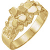 10K Yellow Nugget Ring Mounting - Siddiqui Jewelers