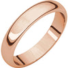 14K Rose 4 mm Half Round Band Size 9.5 - Siddiqui Jewelers