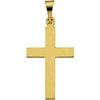 14K Yellow 18 x 12 mm Cross Pendant-Siddiqui Jewelers