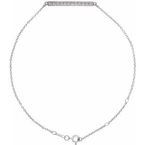 Sterling Silver Patterned Bar Bracelet - Siddiqui Jewelers