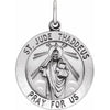 Sterling Silver 22 mm St. Jude Thaddeus Medal - Siddiqui Jewelers