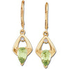 Peridot & Diamond Earrings - Siddiqui Jewelers