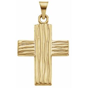 14K Yellow 23x19 mm The Rugged Cross® Pendant - Siddiqui Jewelers