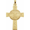 14K Yellow 28.5x20.7 mm U.S. Navy Cross Pendant - Siddiqui Jewelers