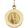 14K Yellow 12 mm Round St. Anne de Beau Pre Medal - Siddiqui Jewelers