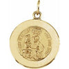 14K Yellow 15 mm Round St. Anne de Beau Pre Medal - Siddiqui Jewelers
