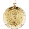 14K Yellow 22 mm Round St. John Neumann Medal - Siddiqui Jewelers