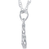 Sterling Silver .03 CTW Diamond Heart 18" Necklace - Siddiqui Jewelers
