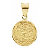 18K Yellow 13 mm St. Michael Medal - Siddiqui Jewelers