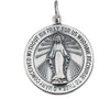 Sterling Silver 22 mm Miraculous Medal - Siddiqui Jewelers