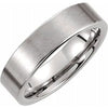 Tungsten 6 mm Flat Satin Band Size 8-Siddiqui Jewelers