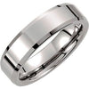 Tungsten 6 mm Beveled-Edge Band Size 10.5-Siddiqui Jewelers