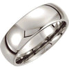 Cobalt 8 mm Low Domed Band
 Size 9 - Siddiqui Jewelers
